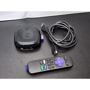 Roku 2720X HD Media Streamer w/ Remote HDMI, No Ac Adapter - Tested/Works